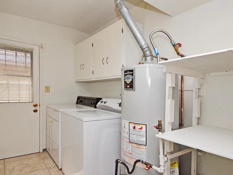Indoor laundry room
