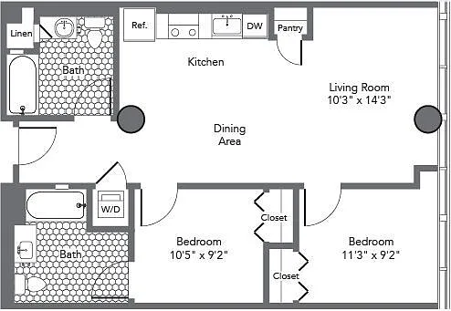 Floor plan 2B