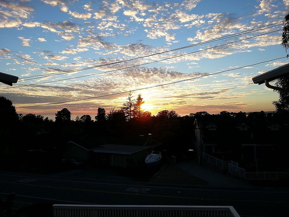 Deck twilight view