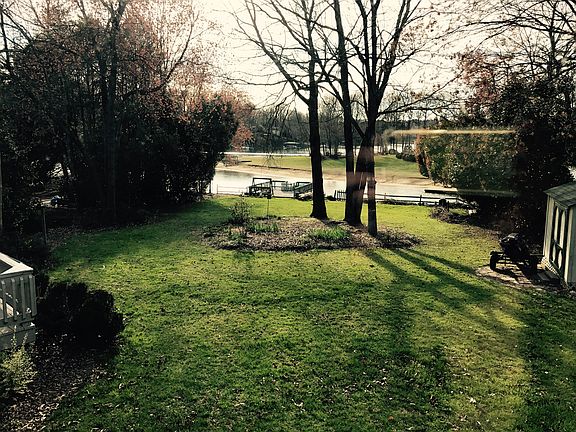 big flat private backyard