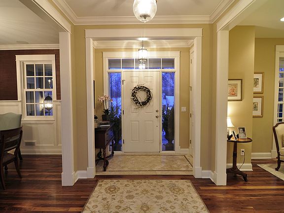 Grand entrance through foyer