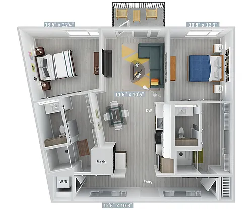 Floor plan B7-1008-UrbanUp