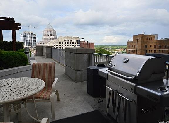 outdoor roof top grill area