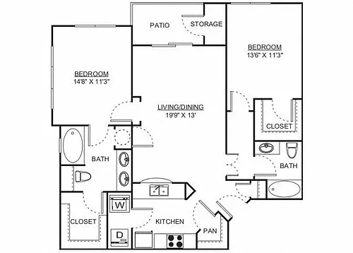 Floor plan The Riverbend