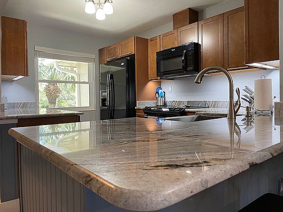 Blue ocean wave countertop