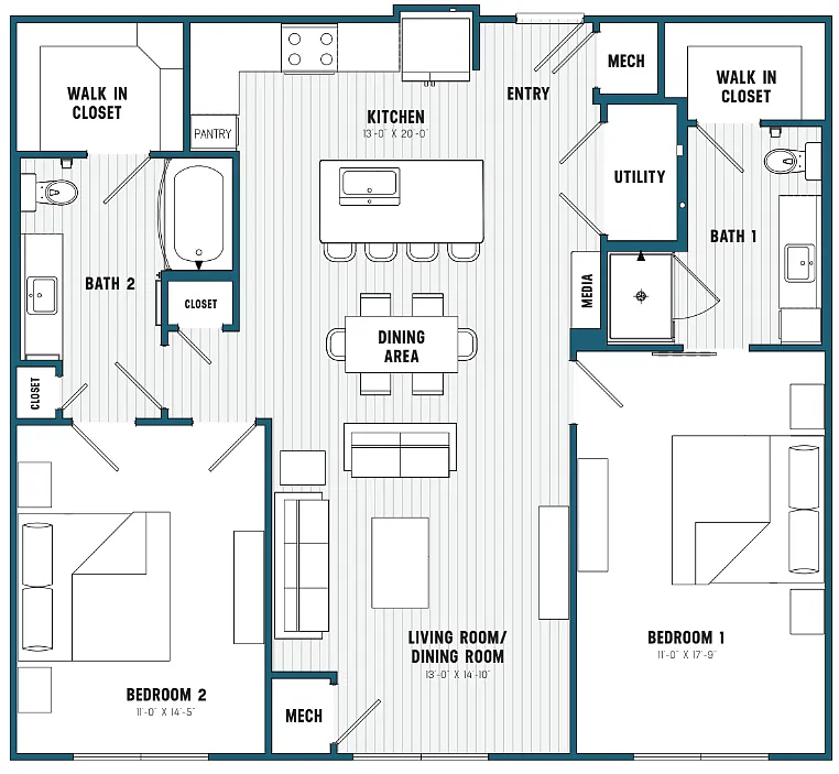 Floor plan C22
