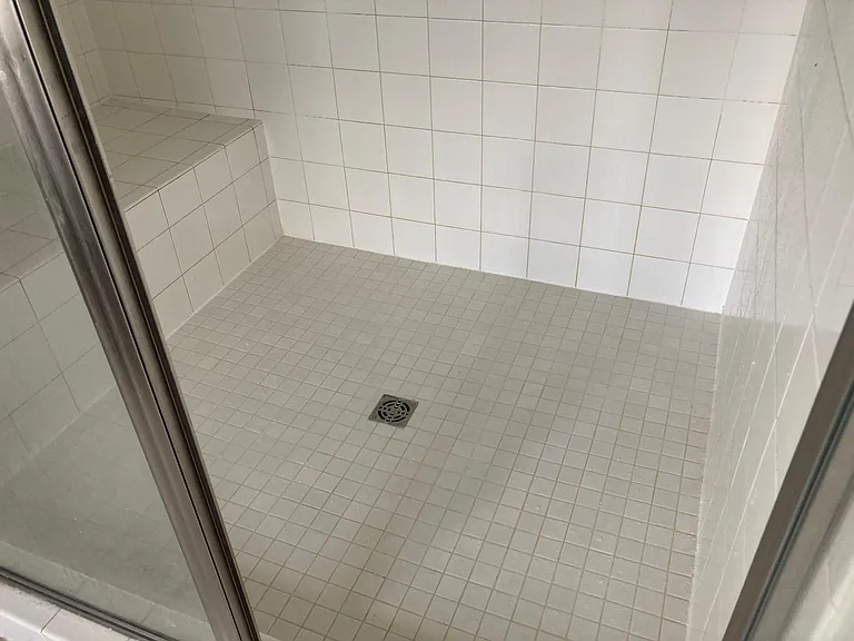 Master shower