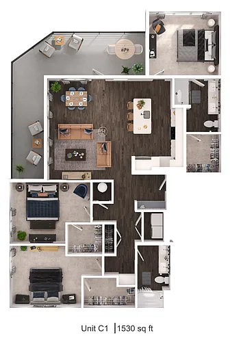 Floor plan C1