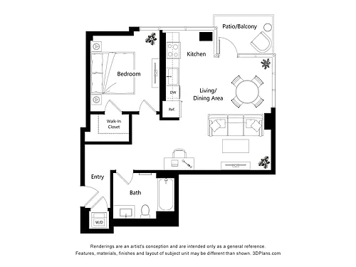 Floor plan B-1-M