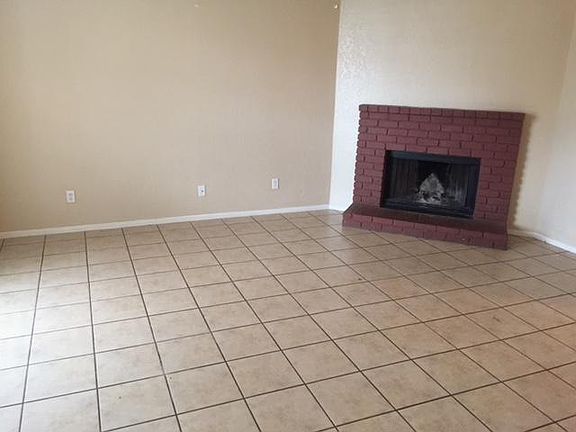 Brick fireplace 