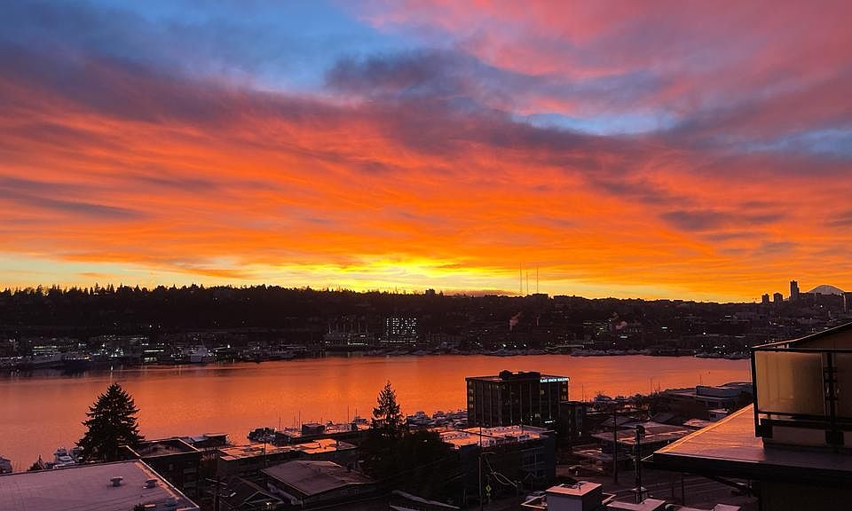 Early sunshine from the balcony.