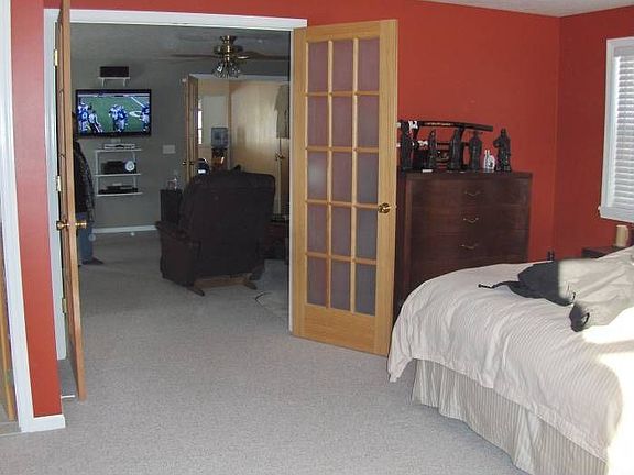 French doors in Master Bed
