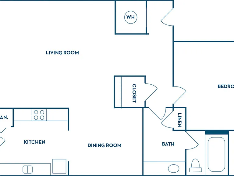 1 Bedroom | 1 Bath | 790 SF 1 Bedroom | 1 Bath | 790 SF