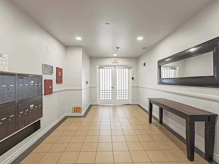 Lobby Entrance and Resident Mailbox Center