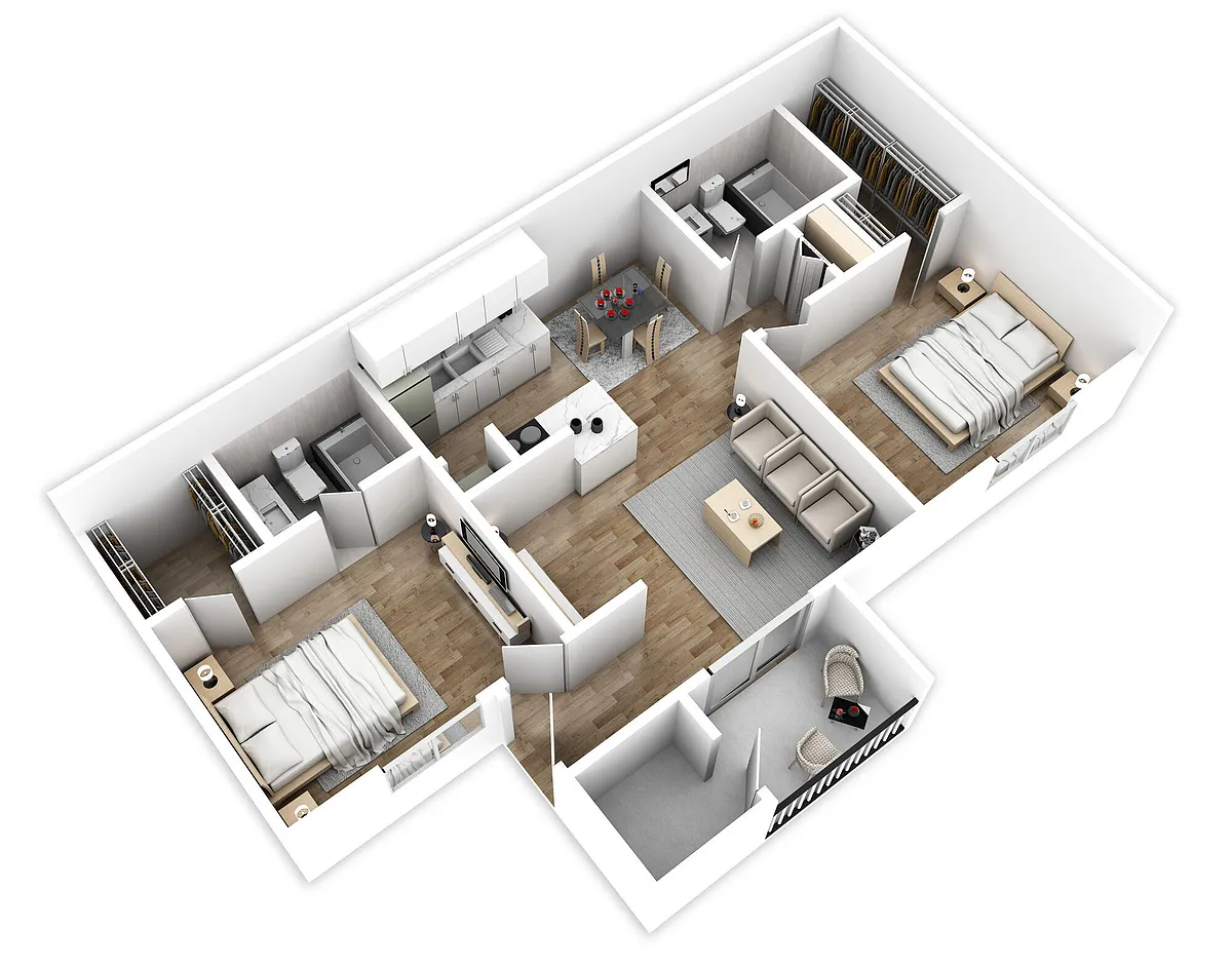 Floor plan B2