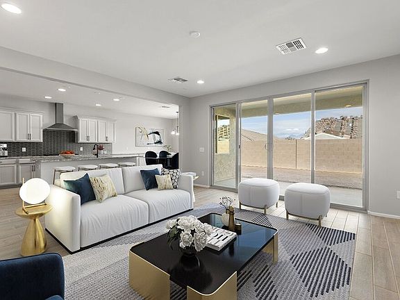 Greatroom-Kitchen Virtually Staged