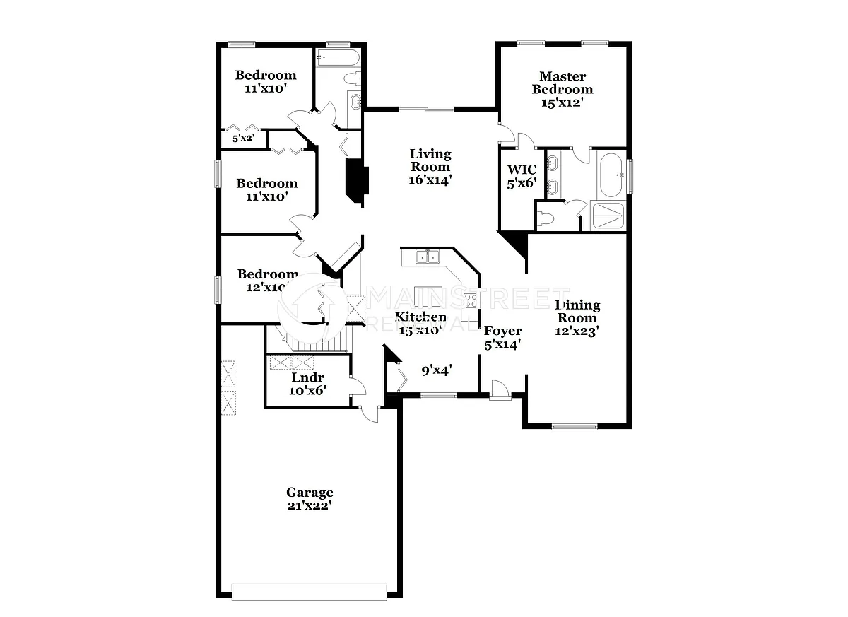 Floor Plan - 11595 Oaklawn Rd