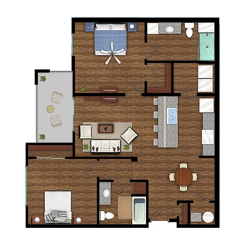 Floor plan The Meadowlark