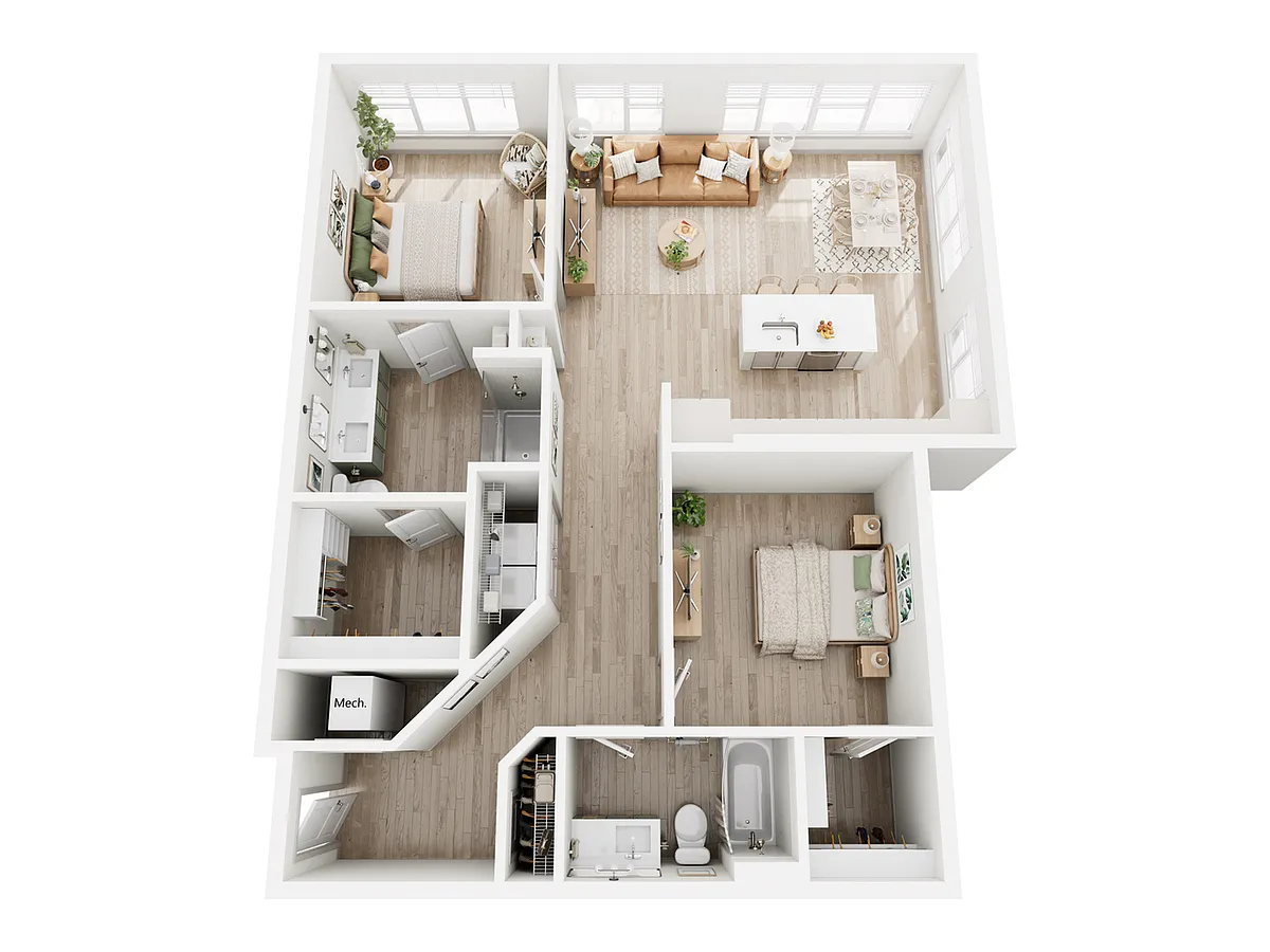 Floor plan B13U
