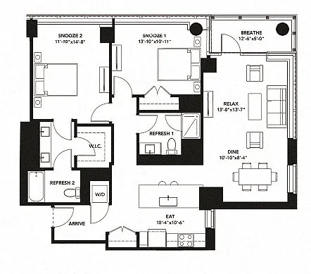 Floor plan 1301