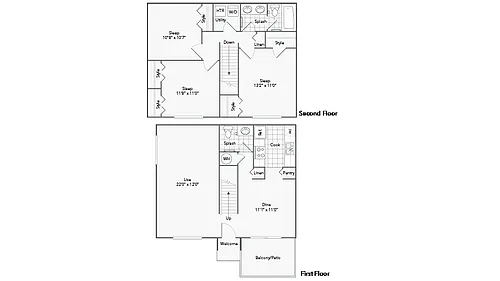 Floor plan Mendota