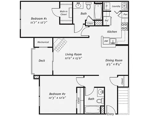 Floor plan Hopewell