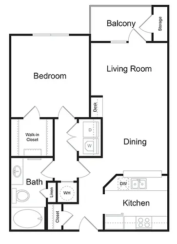 Floor plan The Peachtree