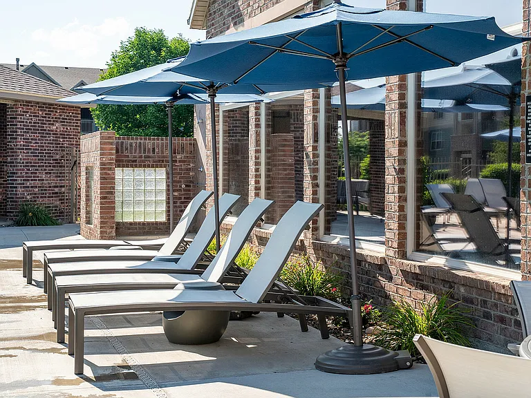 Lounge Chairs and Umbrella 2