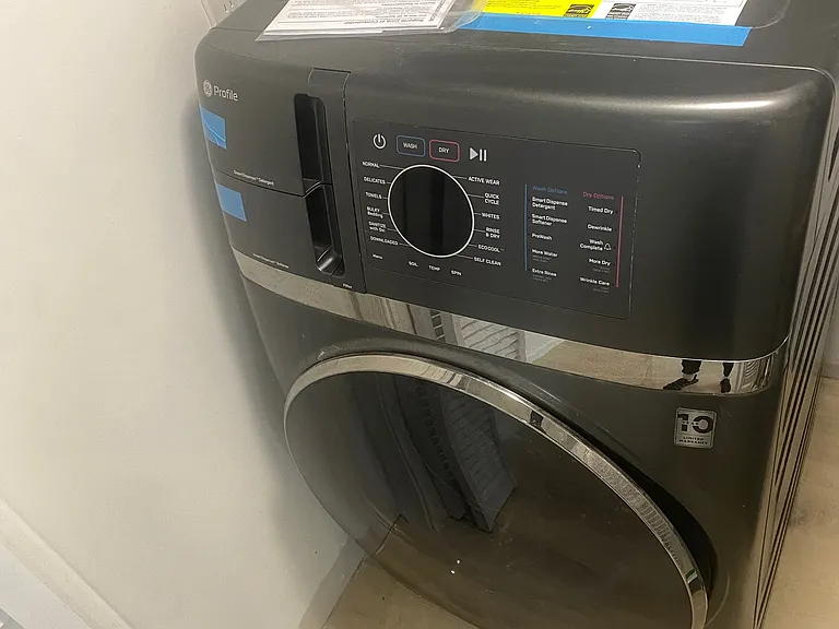 This modern all-in-one washer and dryer combo is perfect for busy lifestyles, offering the convenience of doing laundry right from your home. Whether you're washing a quick load or doing laundry overnight, this unit handles it all with ease_quietly!