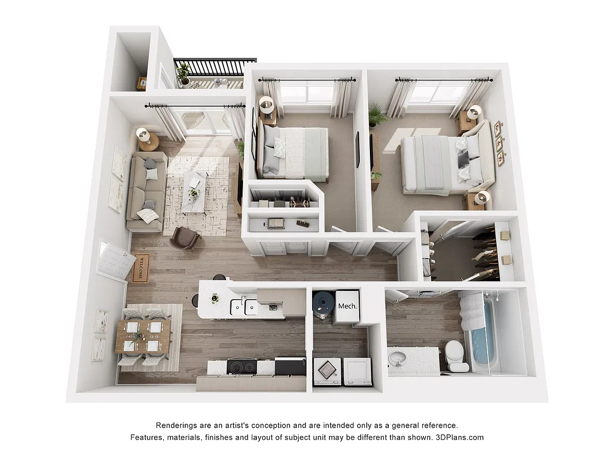 Floor plan 2B1B R