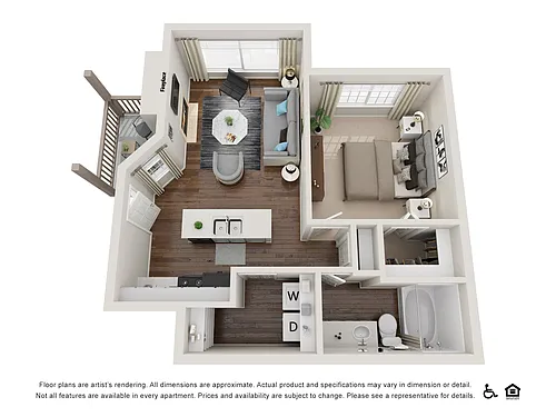 Floor plan 1X1