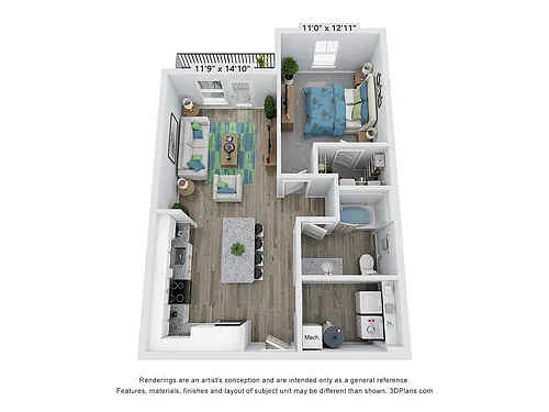Floor plan A1