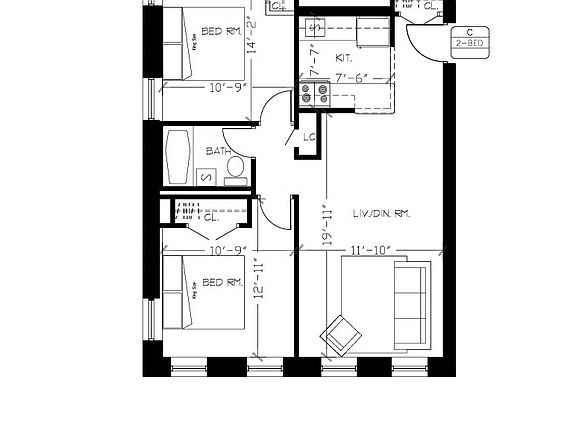 2nd image of 2367 Frederick Douglass Blvd #5C