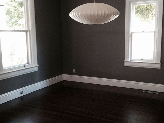 Family room with hardwood floors