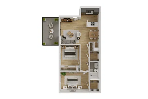 Floor plan B1c
