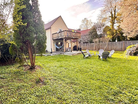 back yard and 2nd floor porch