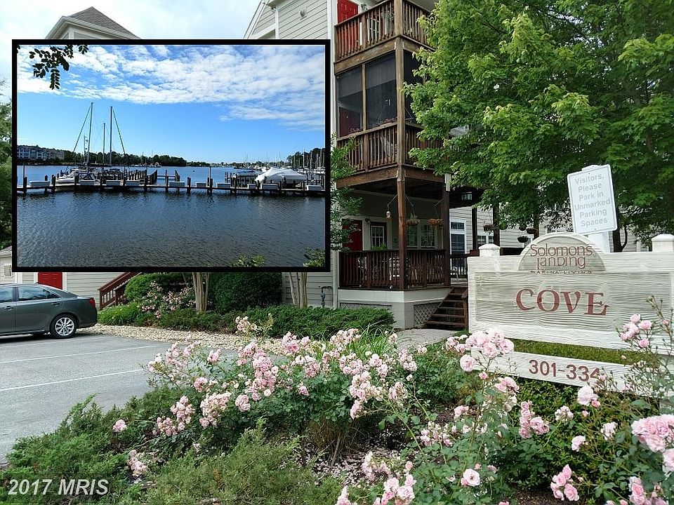 The Cove Building entrance, marina overview.