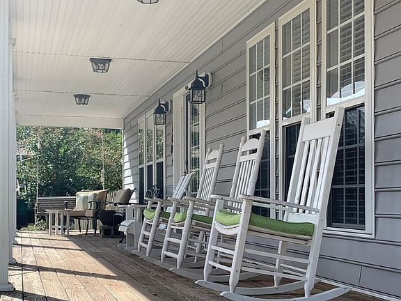 Welcoming front porch