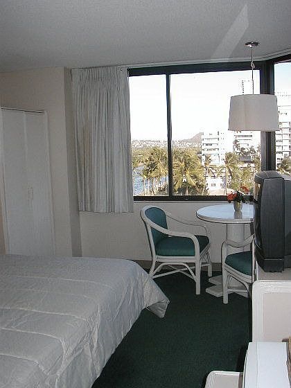 Marina, mountain and Waikiki views