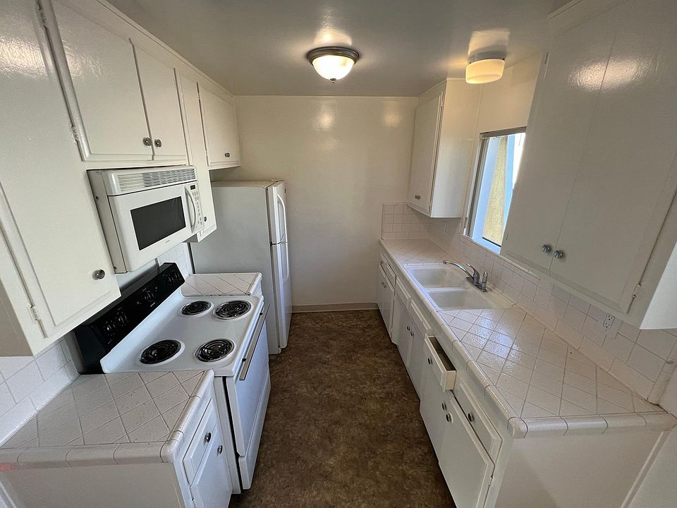 Kitchen with window looking outside