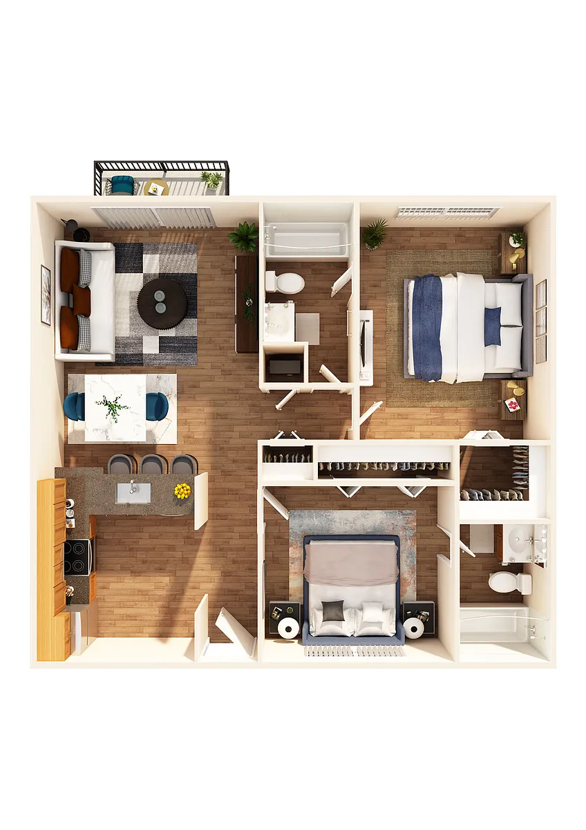 Floor plan The Peacock
