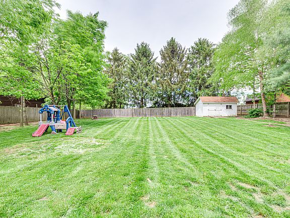 Fully fenced backyard