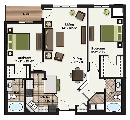 Floor plan Maple D