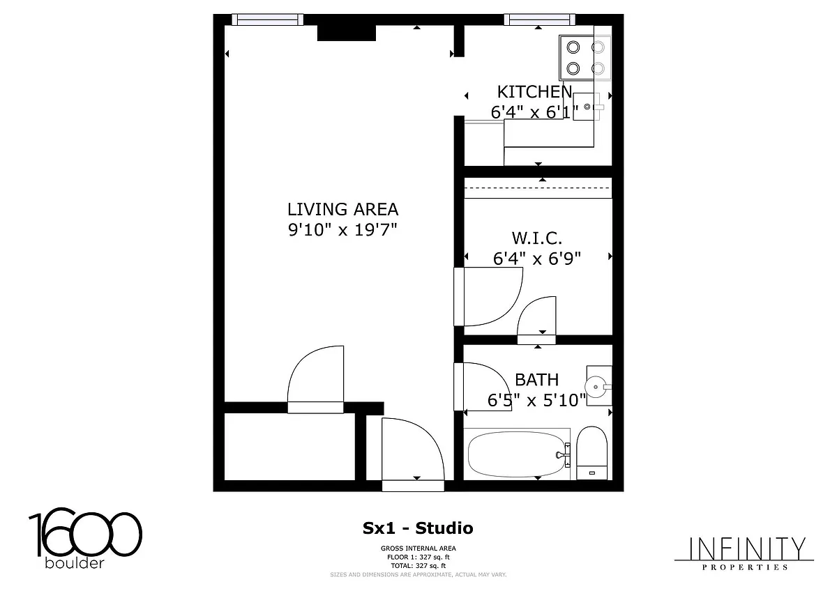 Floor plan Studio