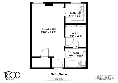 Floor plan Studio