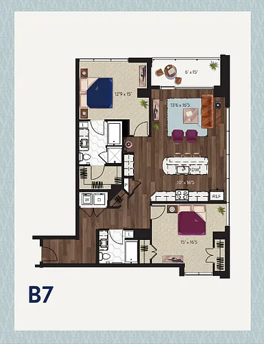 Floor plan B7