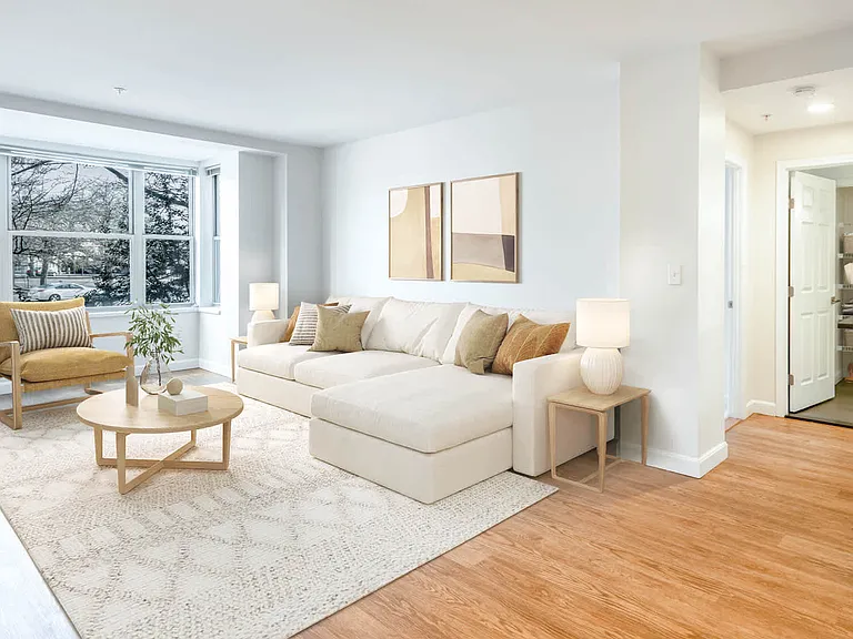 Living Room with Hard Surface Flooring