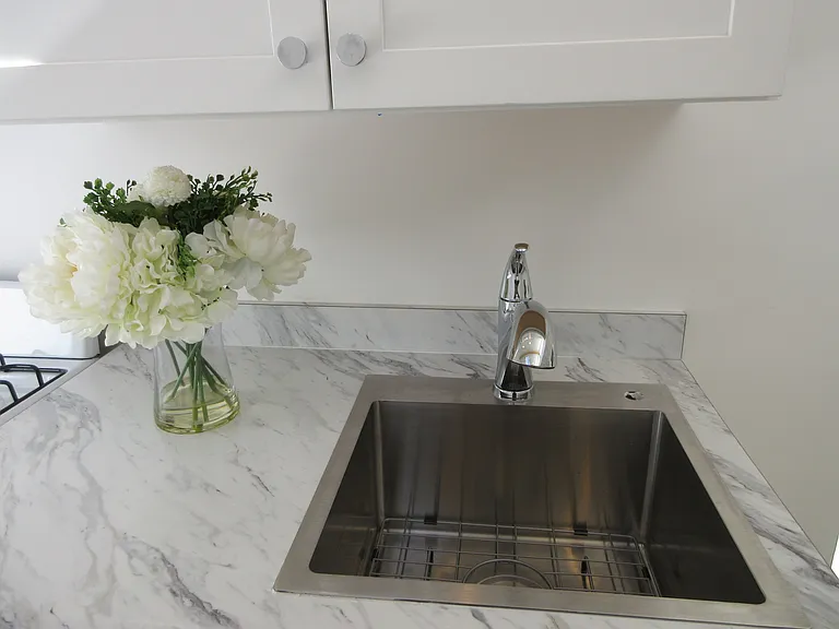 Stainless Contemp Kitchen Sink with water filter