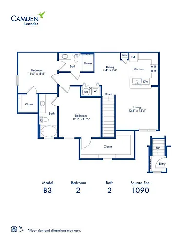 Floor plan B3