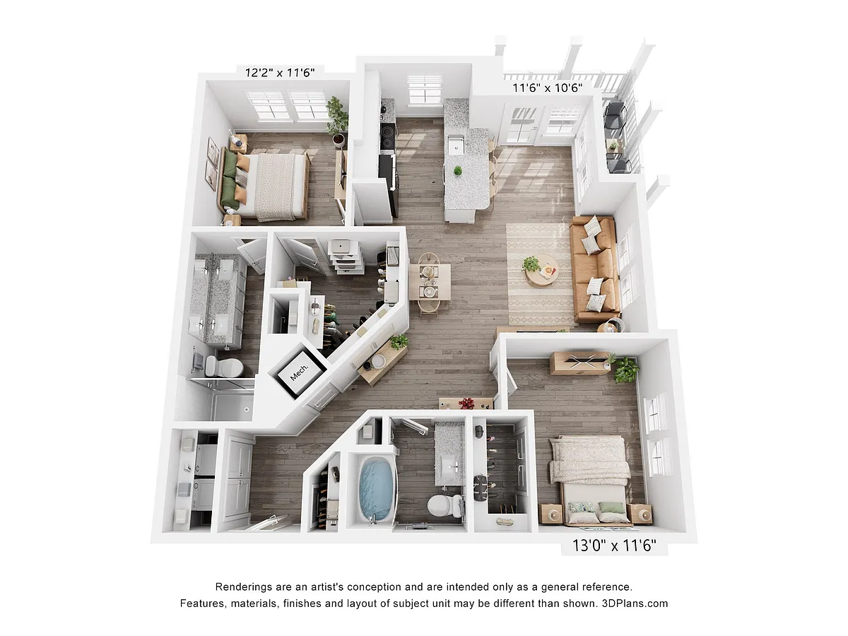 Floor plan B2 Live Local